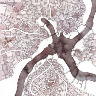 Russet evening glimmer (Cityspace #168)